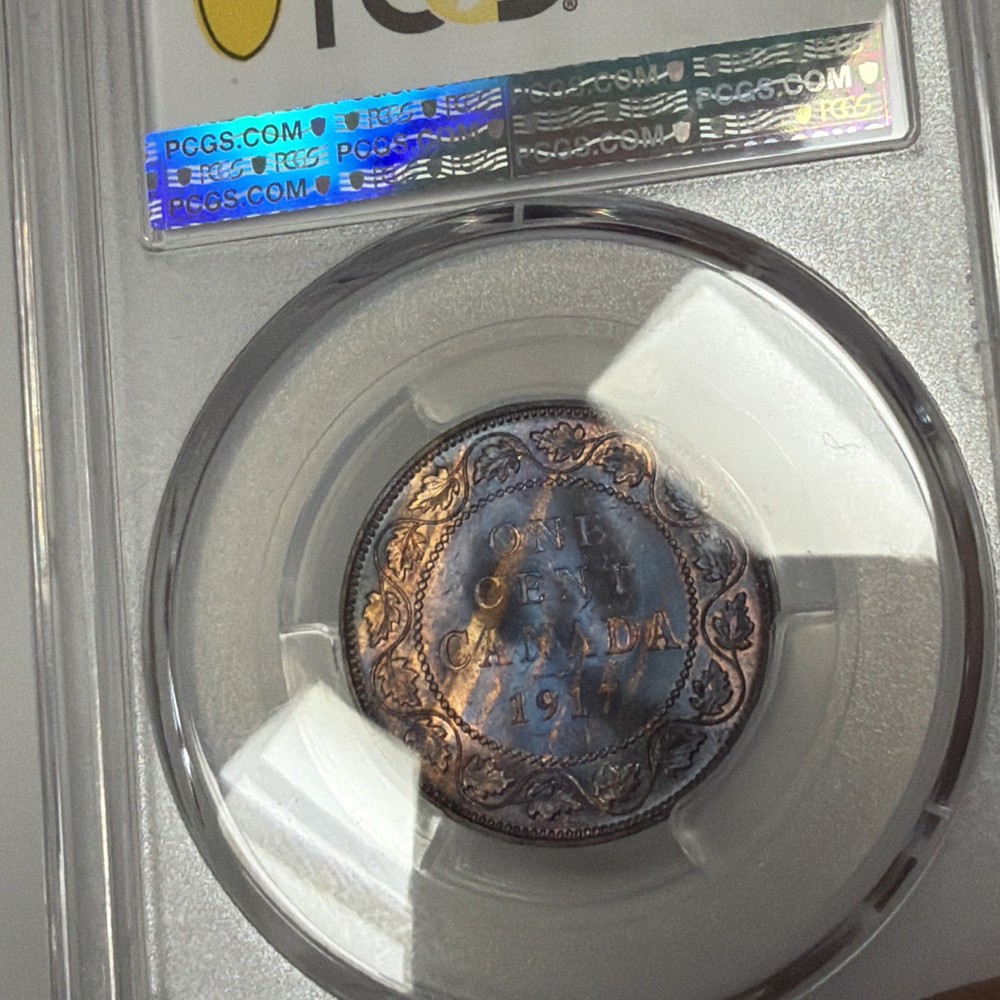 1917 Canada Large Cent Penny PCGS MS64RB Choice UNC!