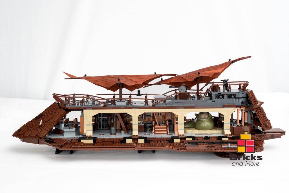 Jabba’s Sail Barge Interlocking Affordable Bricks 3943 Pieces MAKE OFFFER!