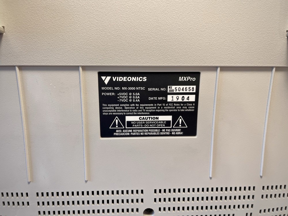 2 UNTESTED Videonics MXPro’s- Video mixer/video processors. Good Condition