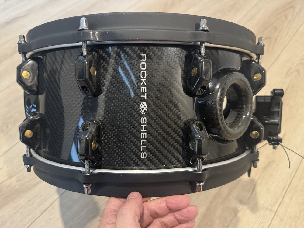 Rocket Shells 6.5x14 Vented Carbon Fiber Snare Drum