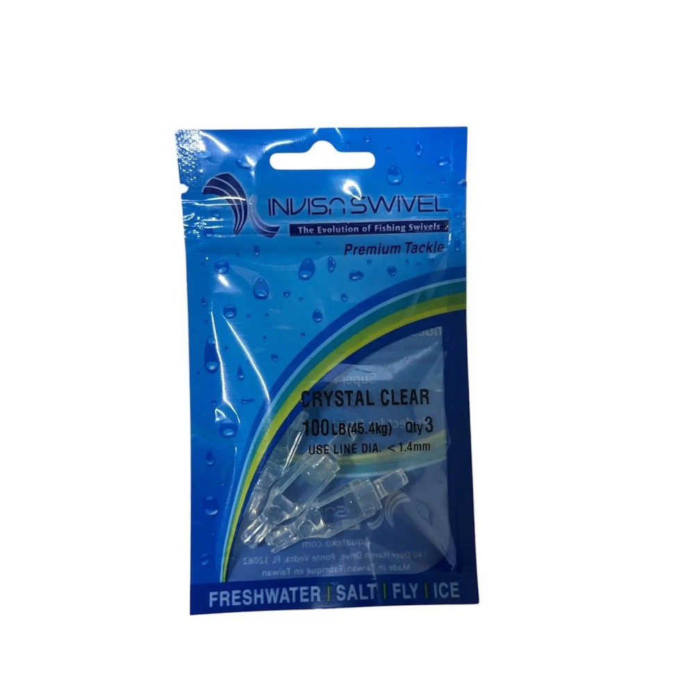 InvisaSwivel Fluorocarbon Swivel - Clear