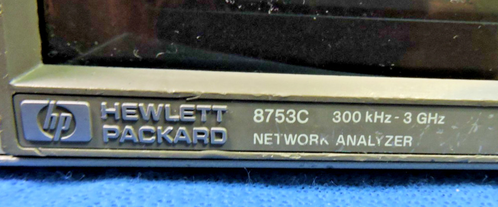HP Agilent 8753C Network Analyzer 300kHz-3GHz / Softkeys Not Responding Repair