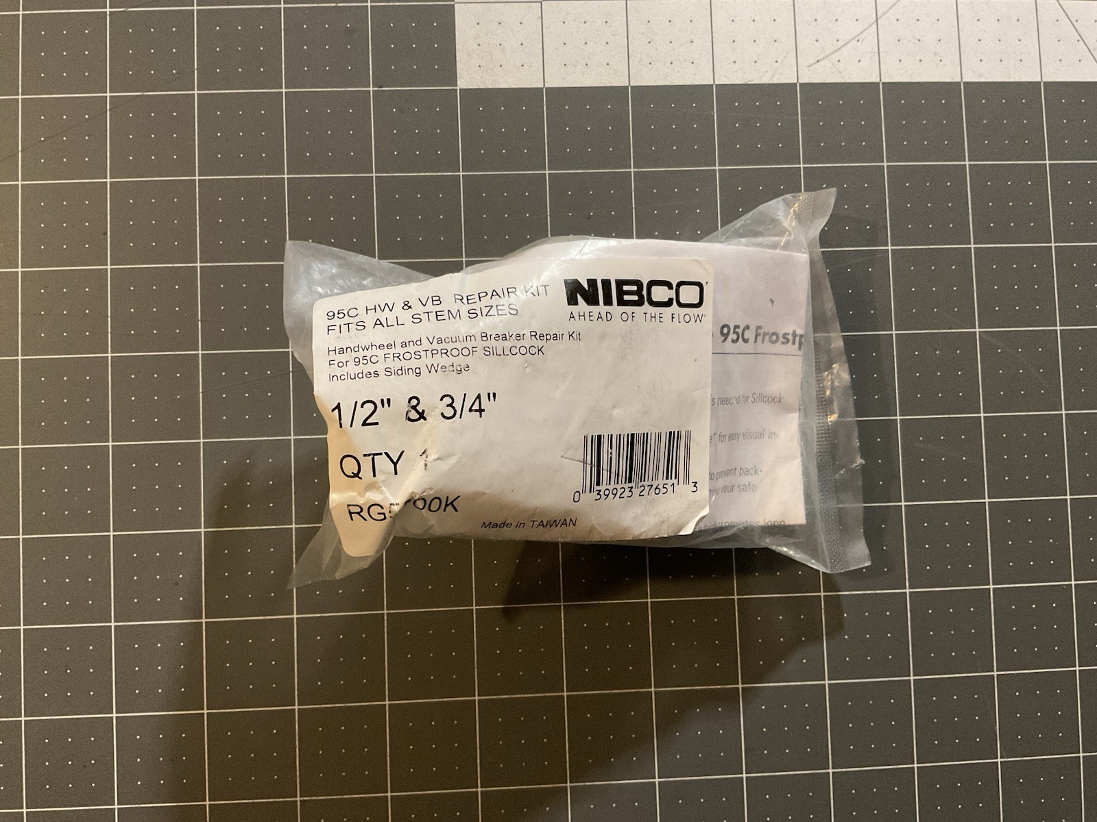 NIBCO RG5000K 95C Frost-Proof Sillcock Hardware Repair Kit, Siding Wedge, T2