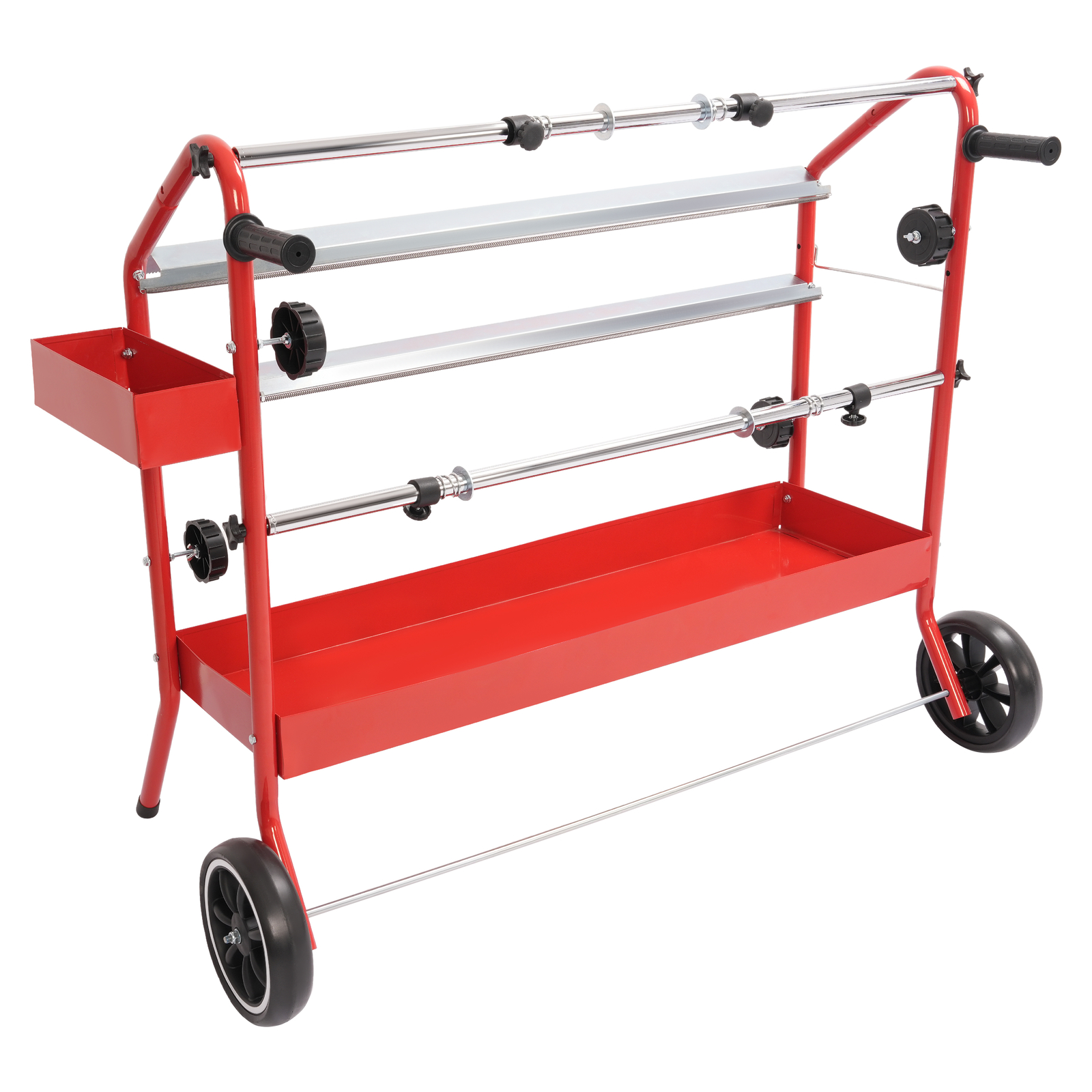 Mobile 18" Multi-Roll Masking Paper Machine With Storage Trays Auto Body Paint