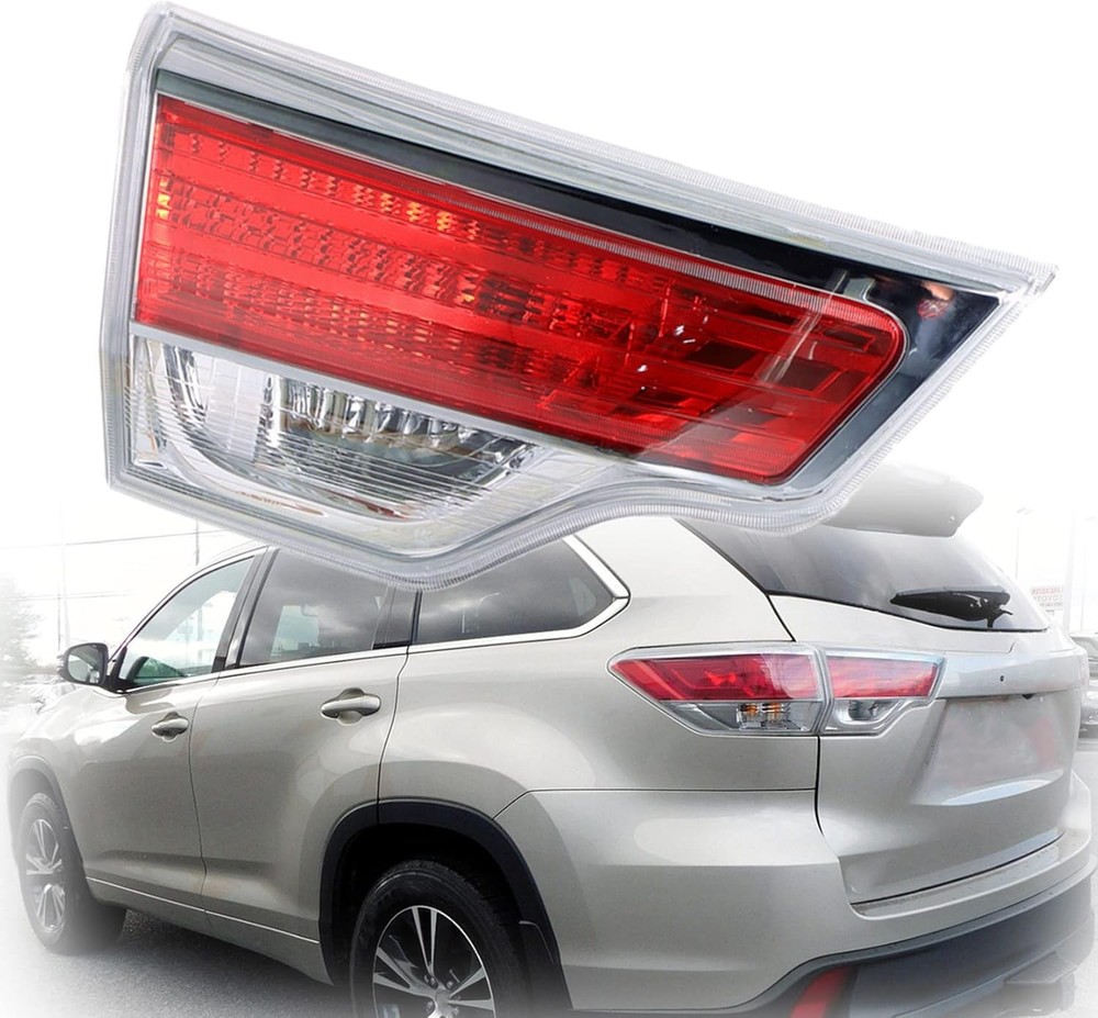 1-Pack LH Tail Light Assembly Replacement for Highlander 2014 2015 2016 Drive...
