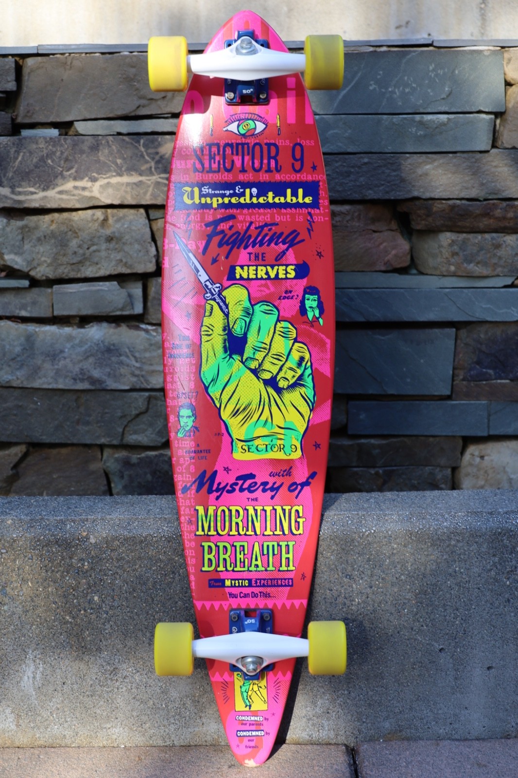 Sector 9 Longboard Strange & Unpredictable Fighting The Nerves - Fast Ship!