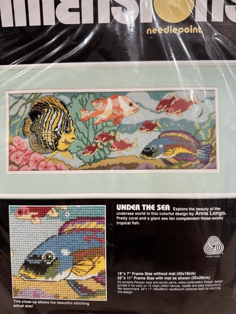 Dimensions Needlepoint Kit Under The Sea 2383