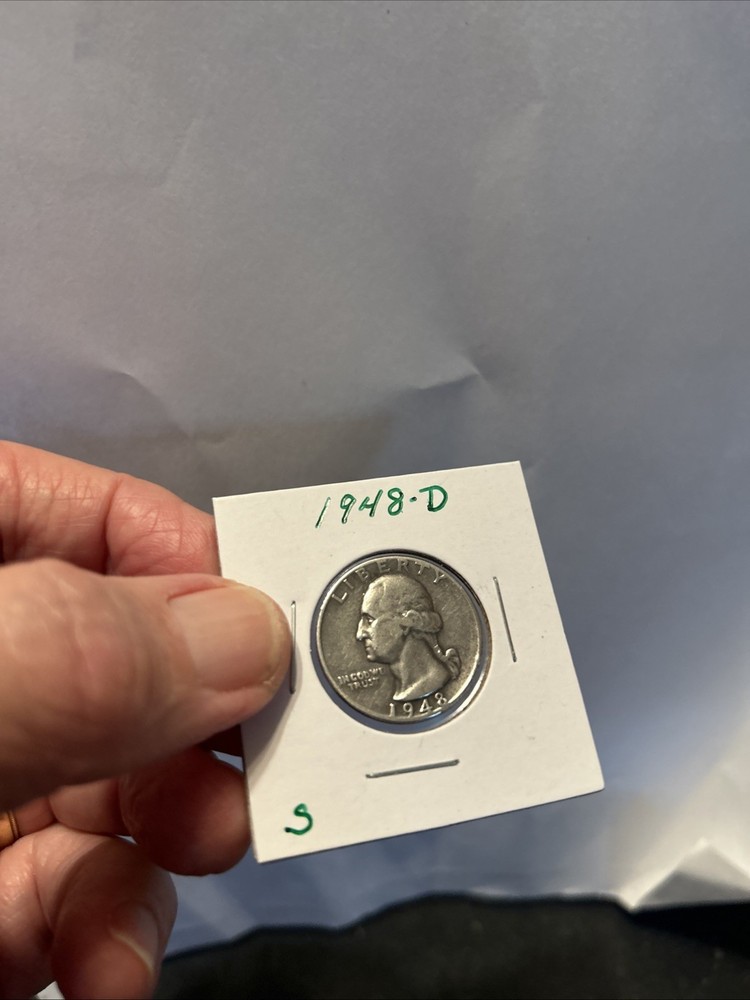 1948-D 25C Washington Quarter - (S)