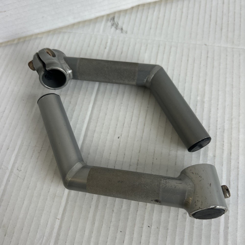 Control Tech Control Stix Silver Bar Ends Welded L-Bend