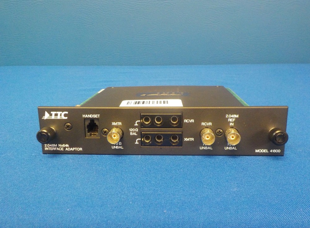 Acterna / JDSU / WG Fireberd TTC 41800 Data Interface Adaptor 2.048M Nx64k