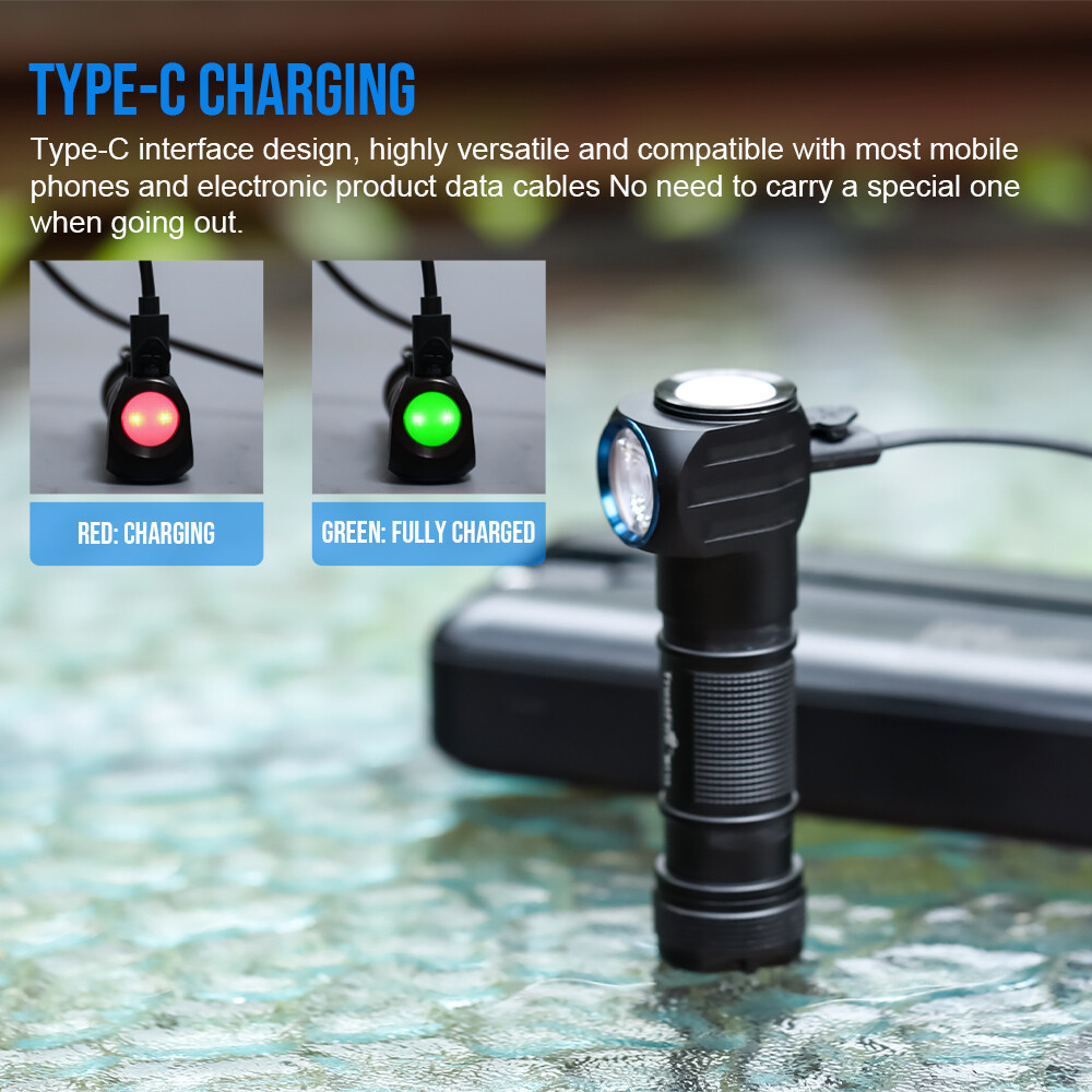 TrustFire 1100Lumen Rechargeable LED Headlight USBC Magnetic Headlamp Flashlight