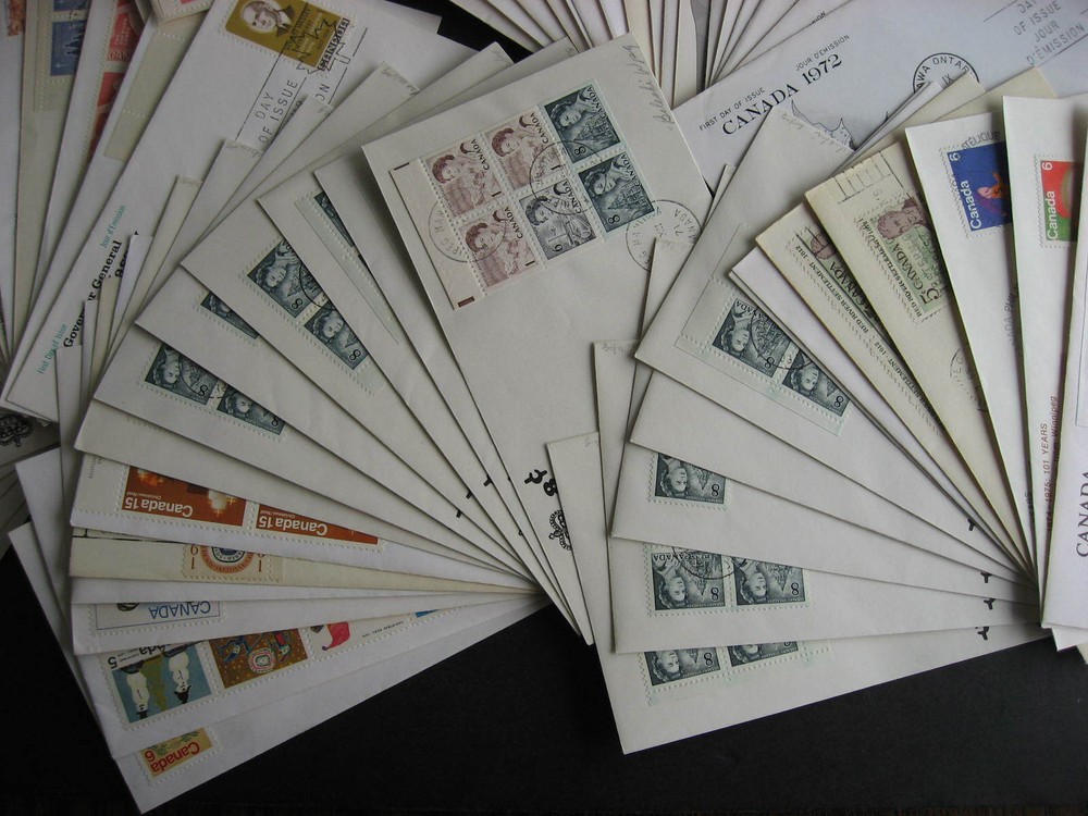 Canada private cachet 150 FDC mixture (duplicates, mixed cond) check them out!