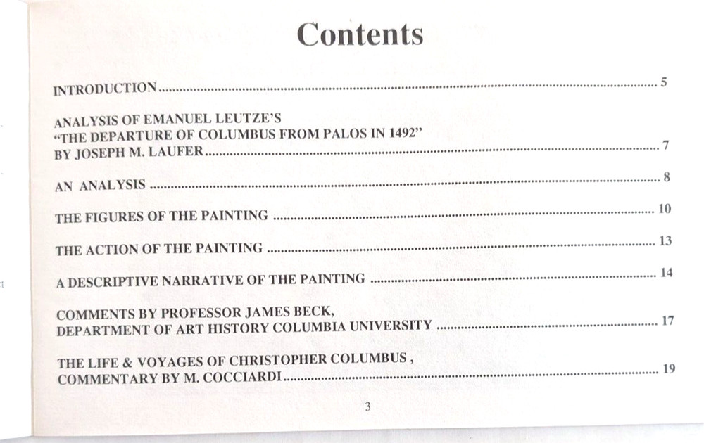 Christopher Columbus Quincentennial Pamphlet - 20 pages