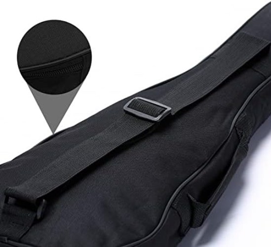 21in Ukulele Case, Waterproof Durable Ukulele Padded Bag with Adjustable Stra...