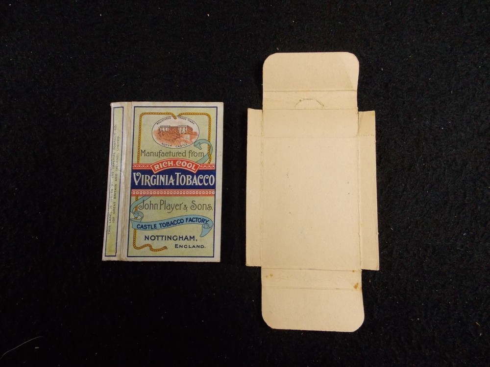 Vintage Players Navy Cut Empty Cigarette Packet Box