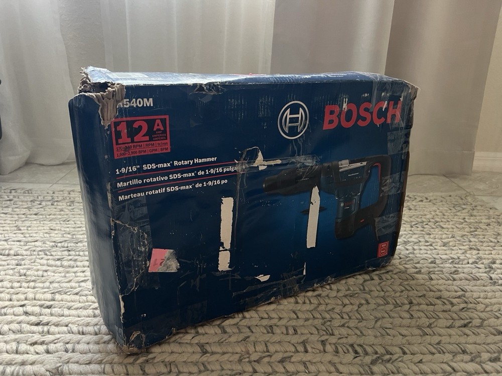 Corded Variable Speed, Concrete Hammer Drill with Carrying Case