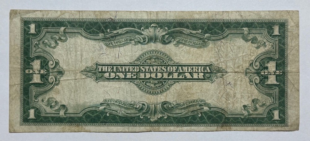 1923 Large Size $1 Dollar Bill Silver Certificate Note 769D-AXEM