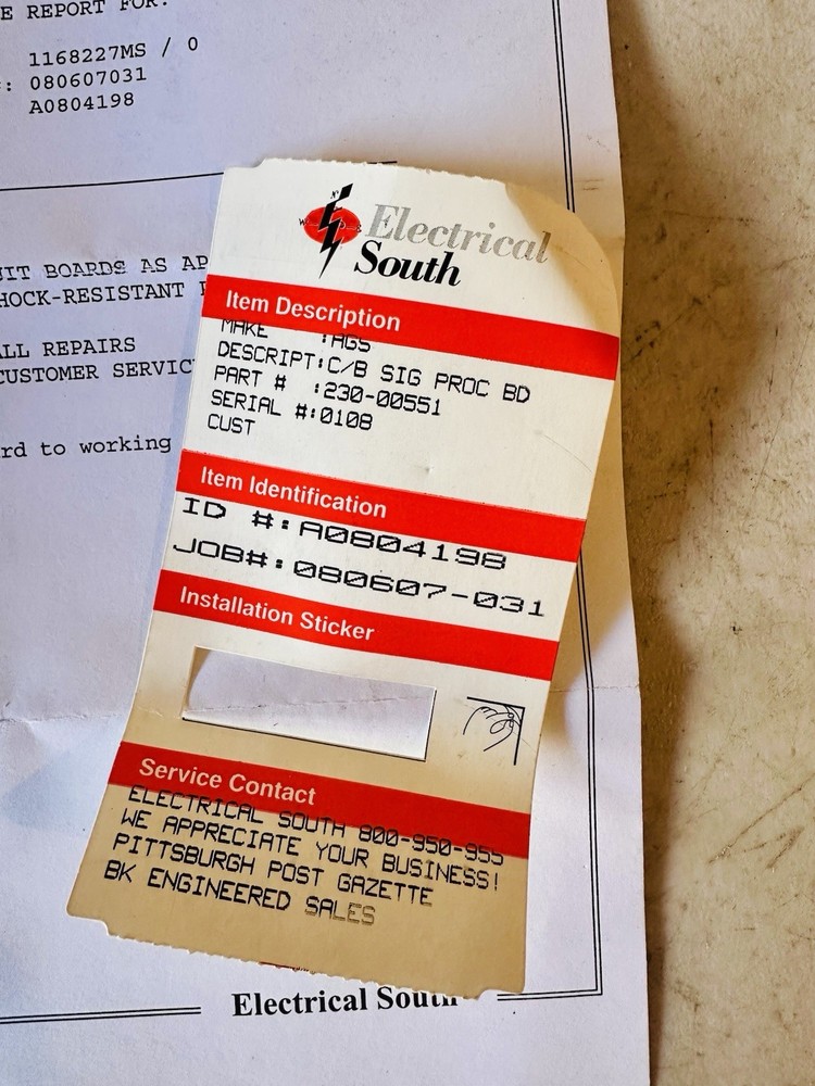 AGS Sig Processor Board 230-00551