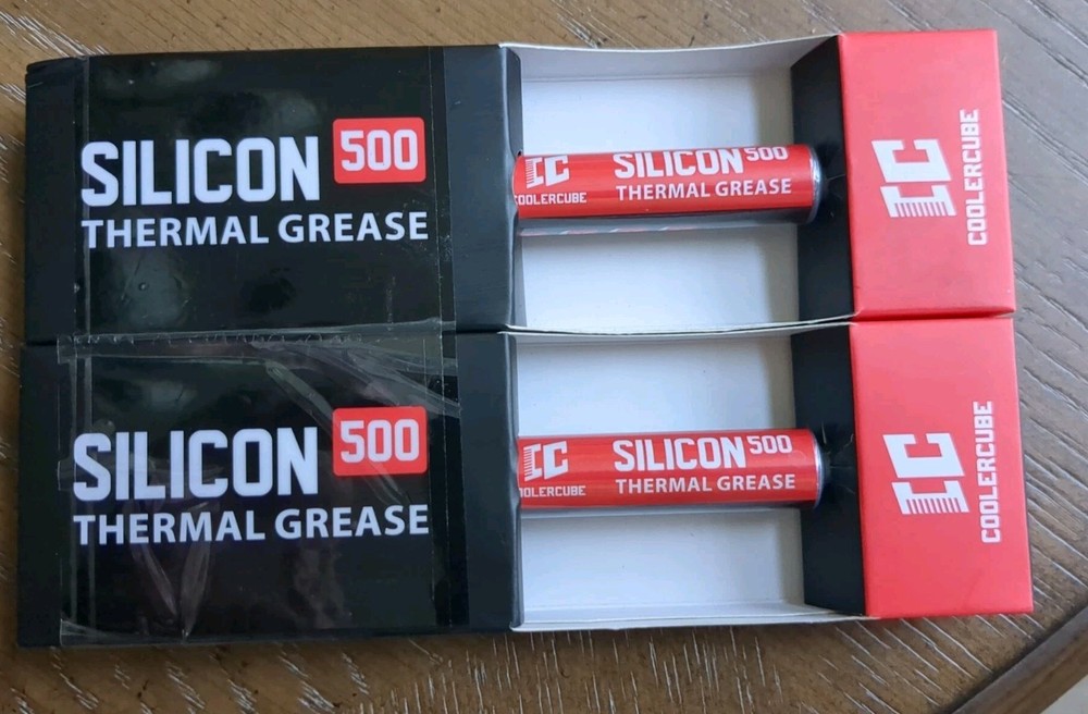 Silicon 500 Thermal Grease 2 Per Package. 2 Packages Available.
