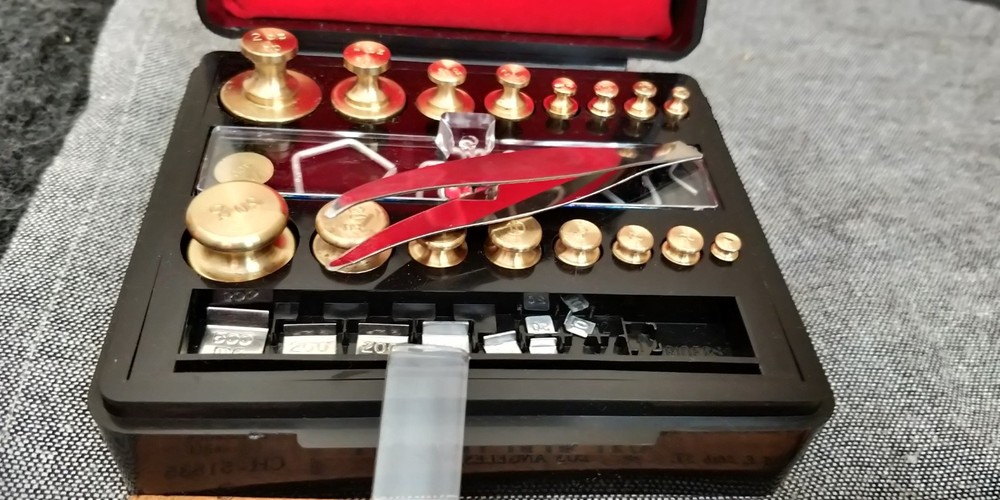 Troemner Precision Calibration Weight Set ~ Grams + OZ. BRASS