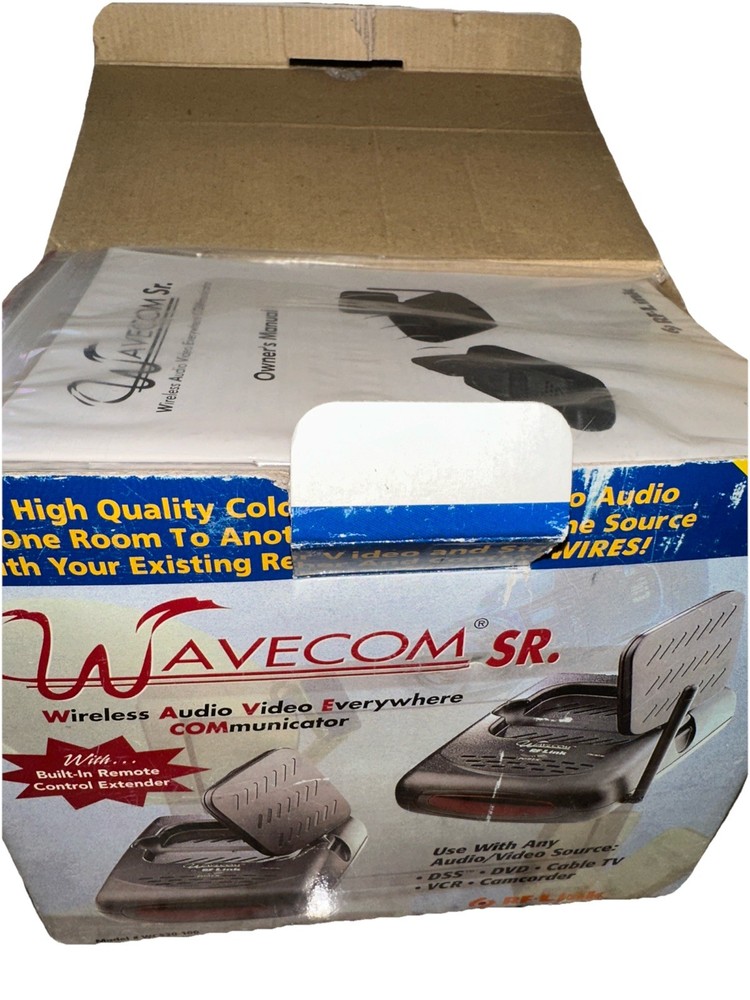 Wavecom Sr. Audio Video Communicator DDS/DVD/CABLE, Wireless Model WCS30-100