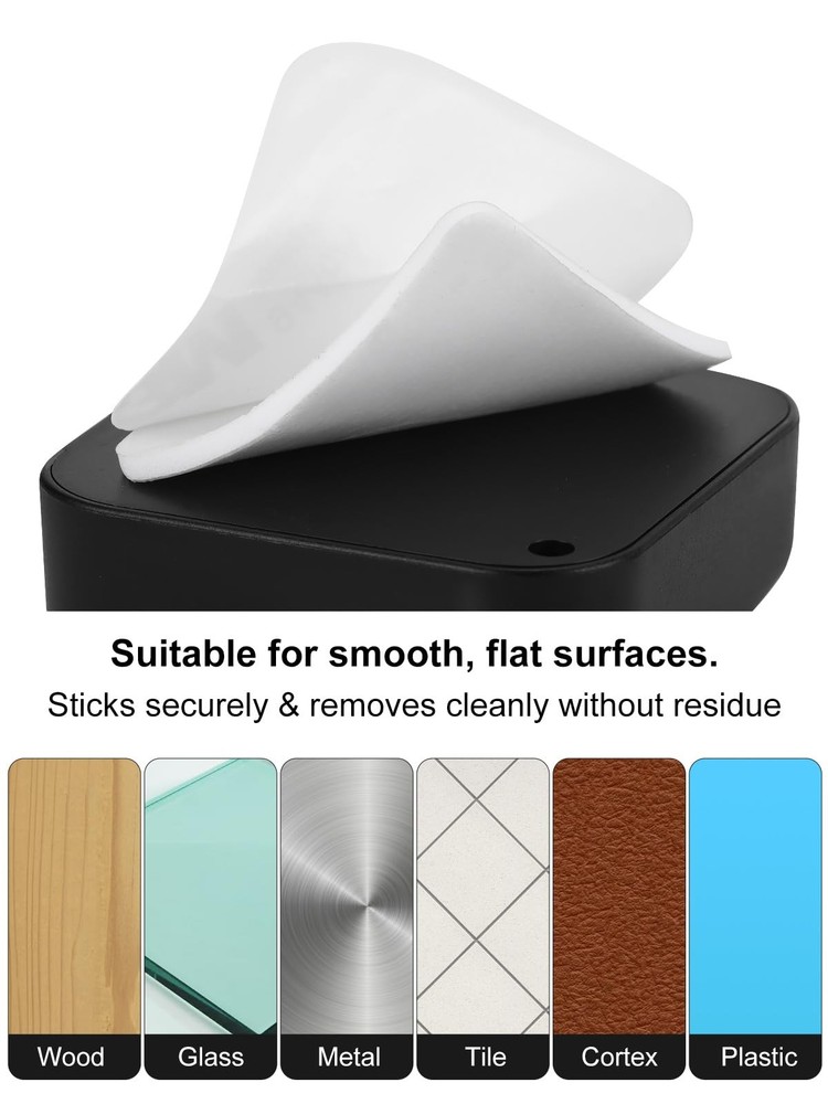 Retractable Remote Control Tether Lock: 7.5 ft Upgraded Pulling 2 Pcs, Black