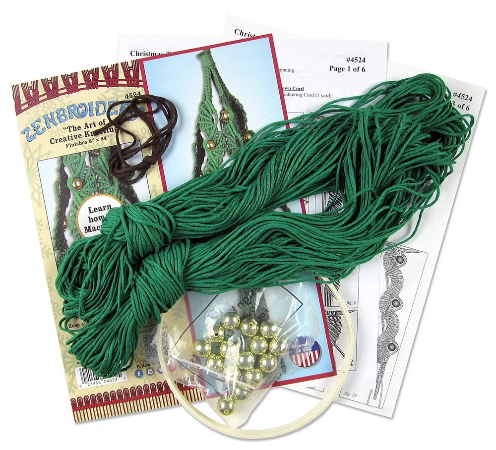 Christmas Tree Macrame