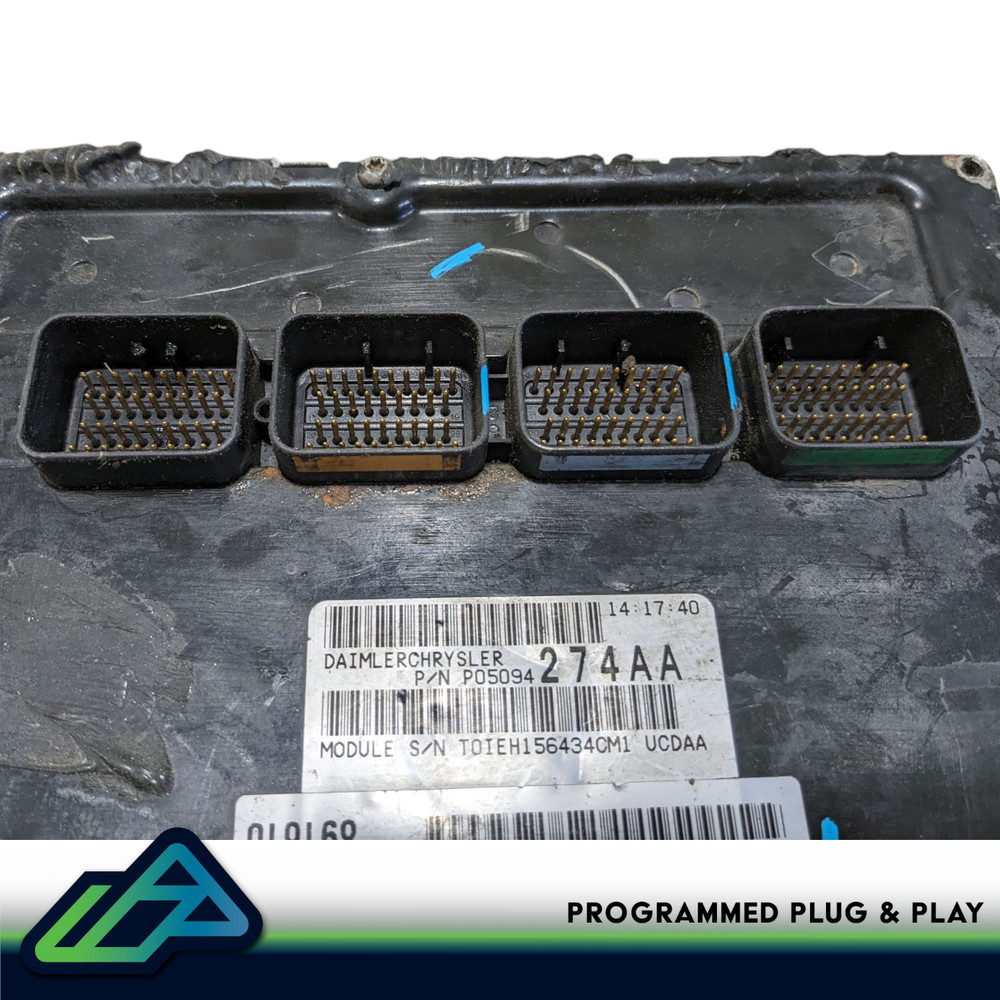 2004 Dodge Ram 1500 5.7L VIN PROGRAMMED ECU Engine Control Module 56029161AF