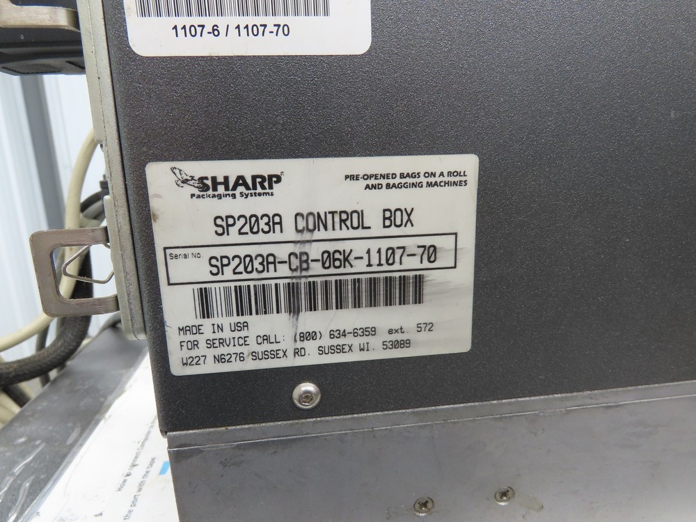 Sharp MAX 12 Bagging System Automatic Labeler SP203A Bagger Machine