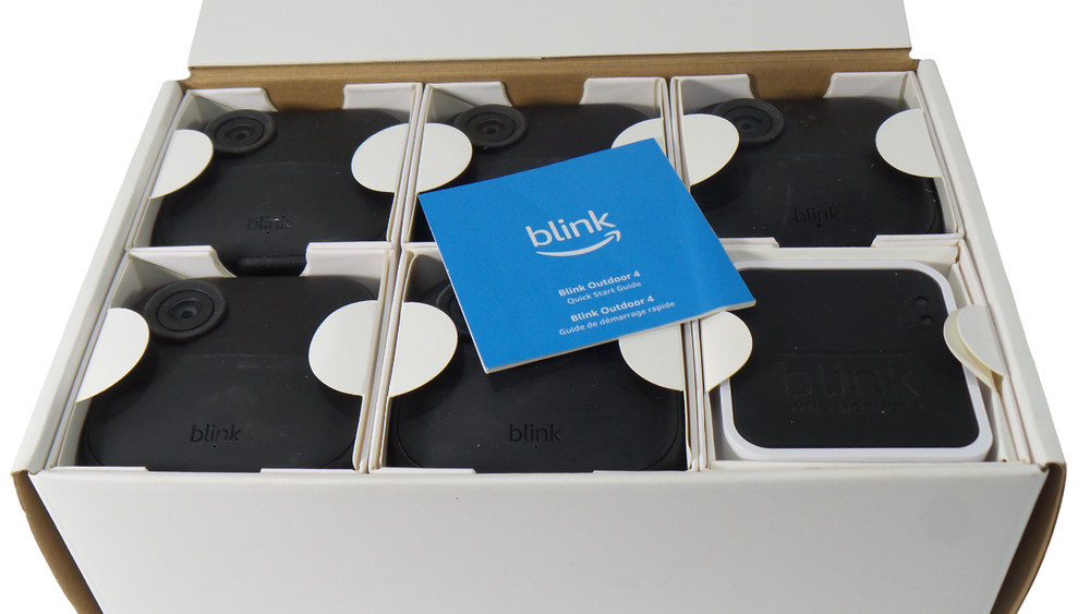 Lot of 5 Blink BCM00500U (4th Gen) Wireless Security Camera + Sync Module 2