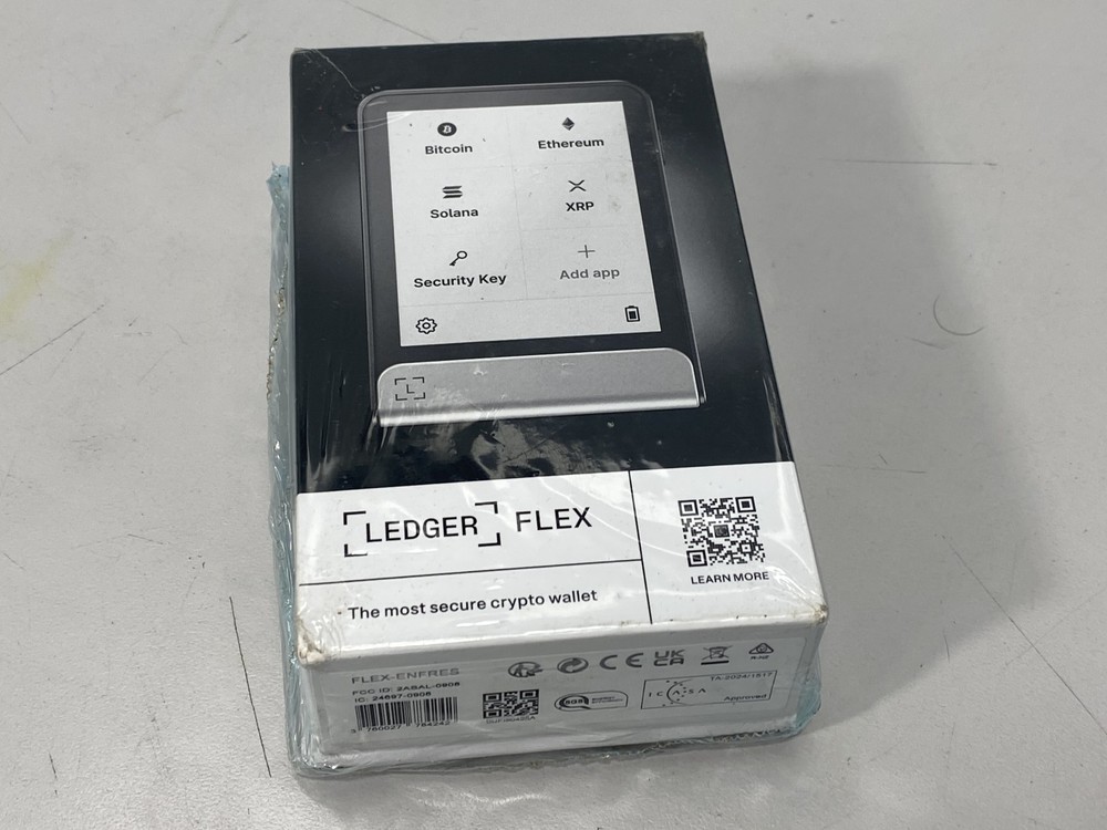 Ledger Flex Crypto Hardware Wallet Touch Screen Graphite W/ Recovery Key