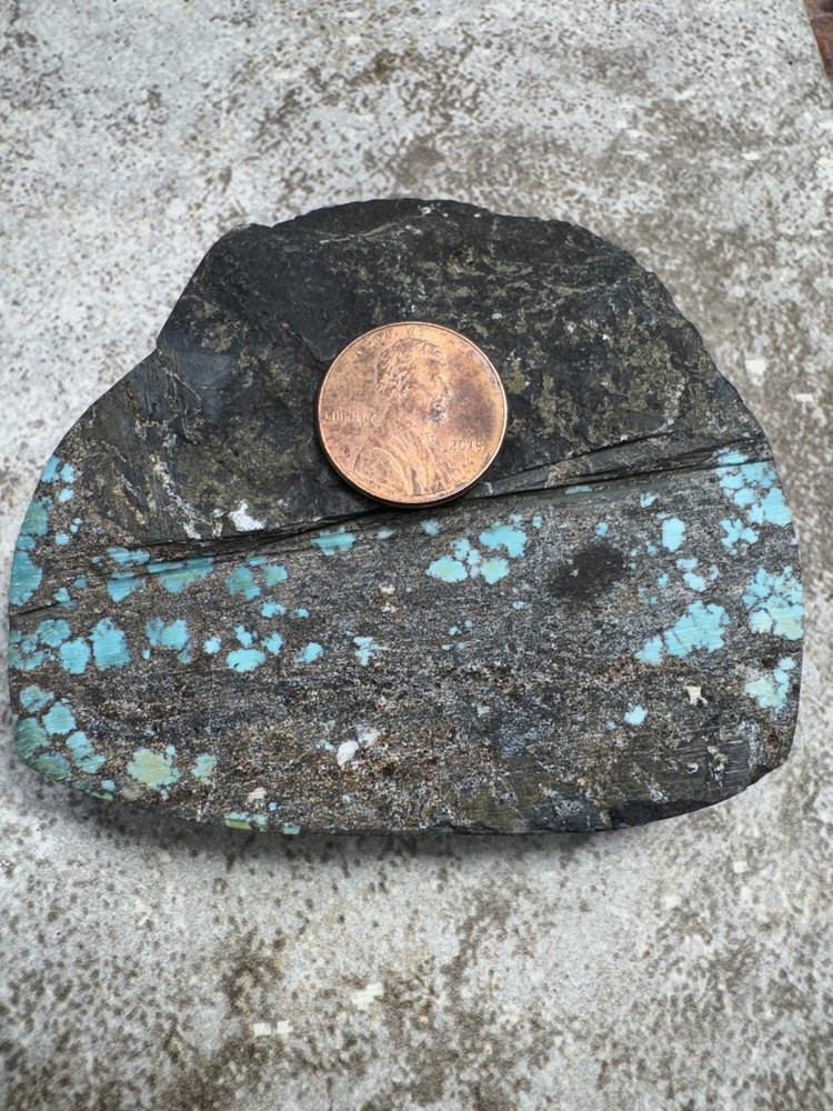 Hubei turquoise rough , excellent lake blue hard material