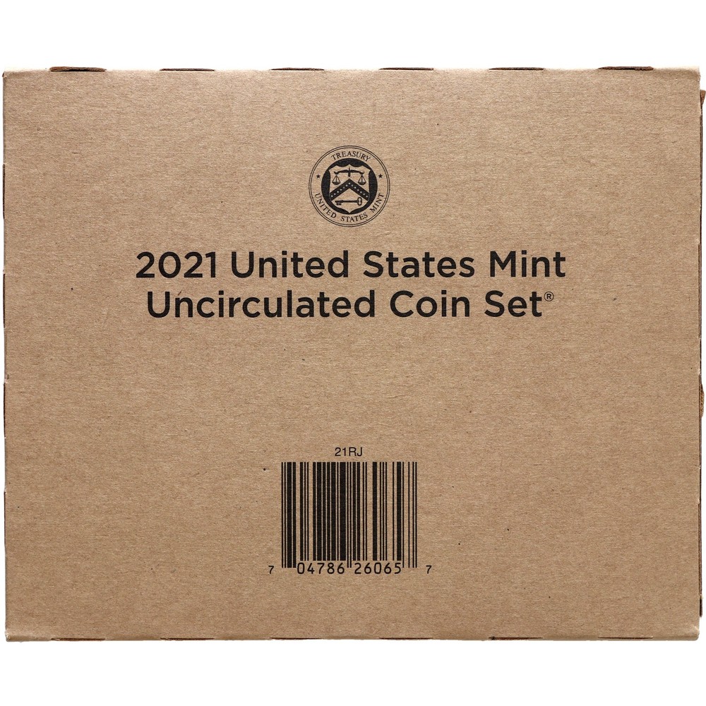2021 Mint Set Original Sealed Box 14 BU Coins