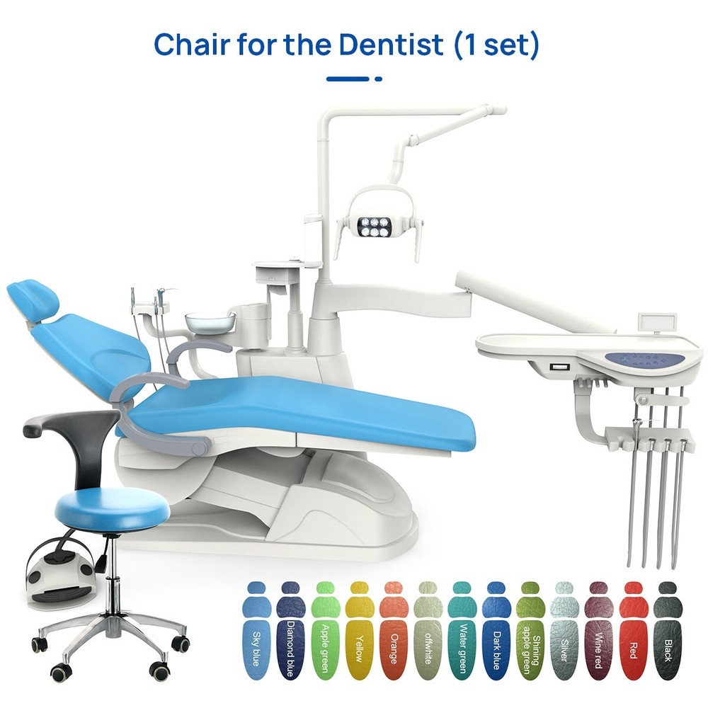 Automatic Dental Chair Unit Computer Controlled DC Motor PU Hard/Delivery Unit