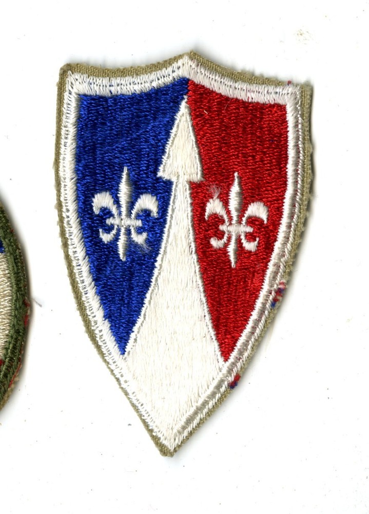 Theater Area Support Command White Back Patch Cut Edge Vintage