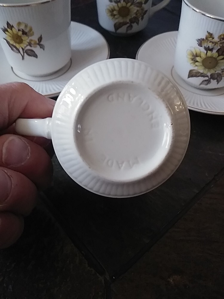 Vintage Warwick Royal Sunflower Tea Set