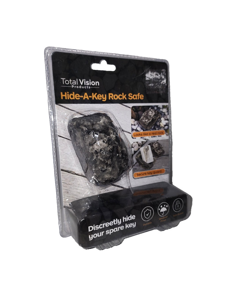 Hide a Key Rock Safe Outdoor ( Total Vision ) ( Never Opened )