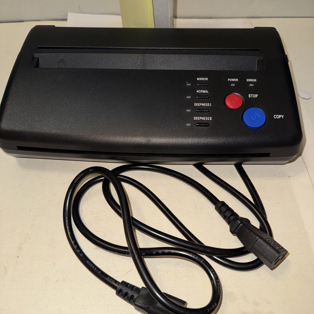 Tattoo Transfer Stencil Copy Machine Stencil Thermal Copier Printer for A4 Paper