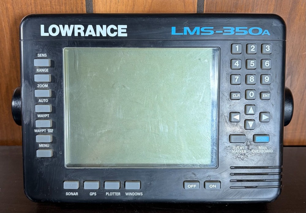 Lowrance LMS-350A Fishfinder/GPS Chartplotter - Head Unit Only