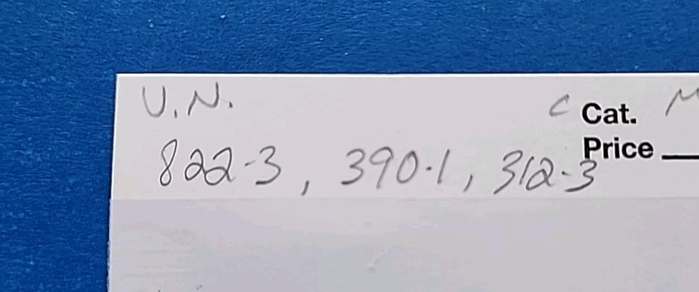 United Nation's Stamps, Scott 822-823 Complete Sets MNH