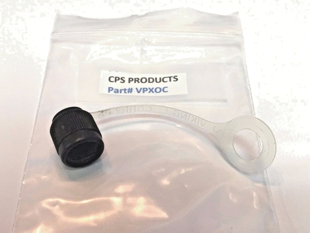 CPS Vacuum Pump Replacement Oil Drain Cap with Strap