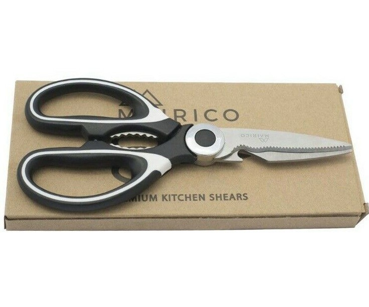 MAIRICO Ultra Sharp Premium Heavy Duty Kitchen Shears and Multi Purpose Scissors