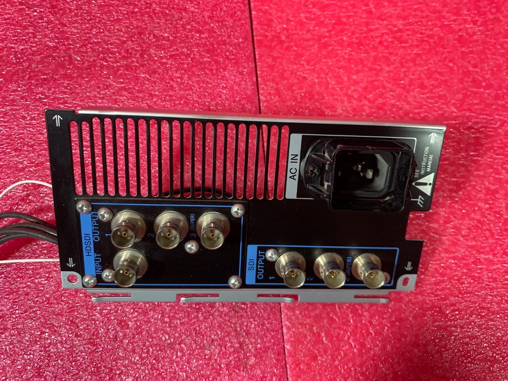 Sony HDW-1800 HDCAM Studio Editing Recorder Rear panel connections socket