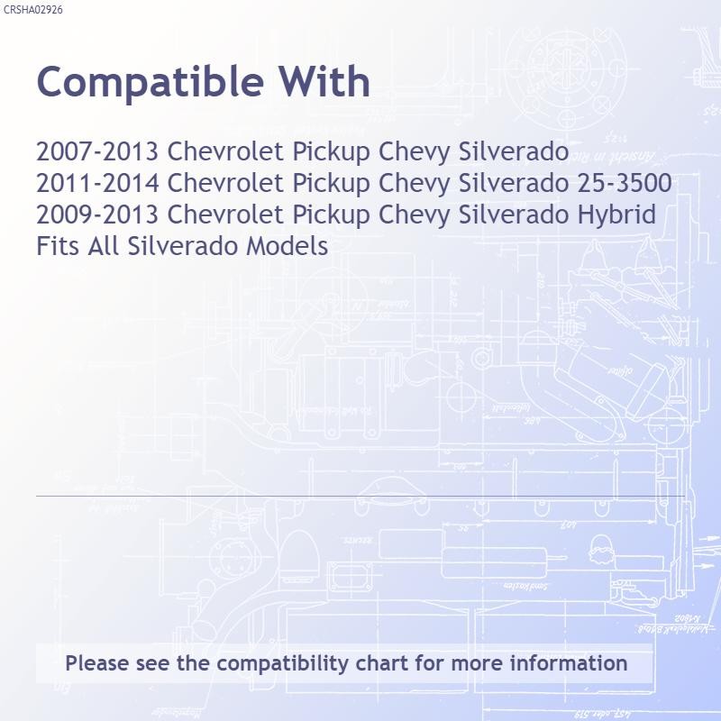 Replacement Steel Passenger Side Radiator Support Bracket (See Compatible Chart)