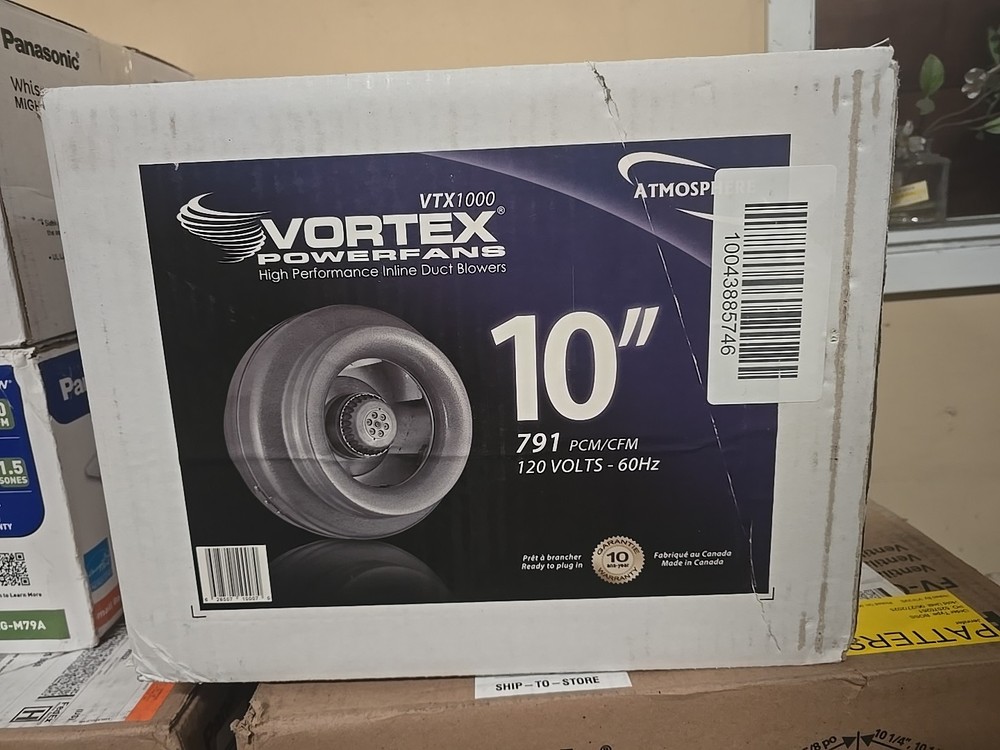 10 in. Powerfan Inline Duct Fan