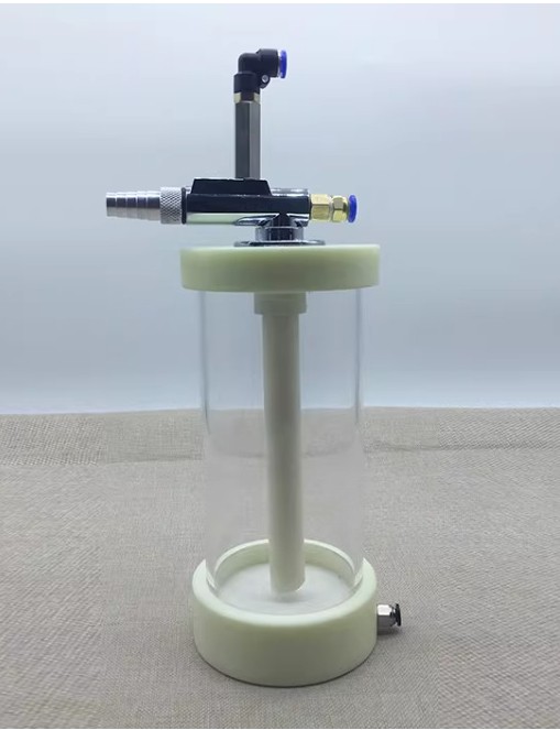 Experiment Small Powder Cup Plexiglass Fluidization Cup Powder Supply Bucket