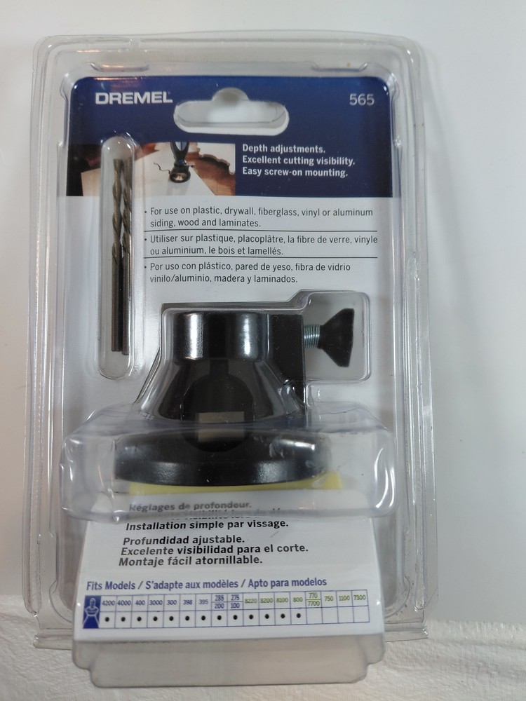 Dremel 565 Multipurpose Cutting Kit Guide 2 Drywall Bits 1 Multipurpose Bit NEW