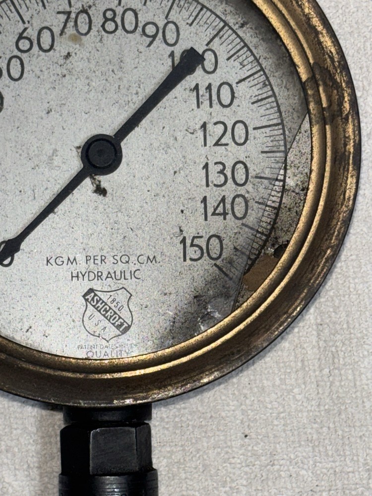 Ashcroft Brass Hydraulic Gauge