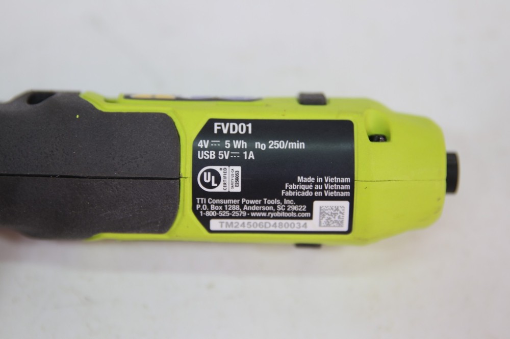 RYOBI 4V Cordless Screwdriver (FVD01) No Charging Cable