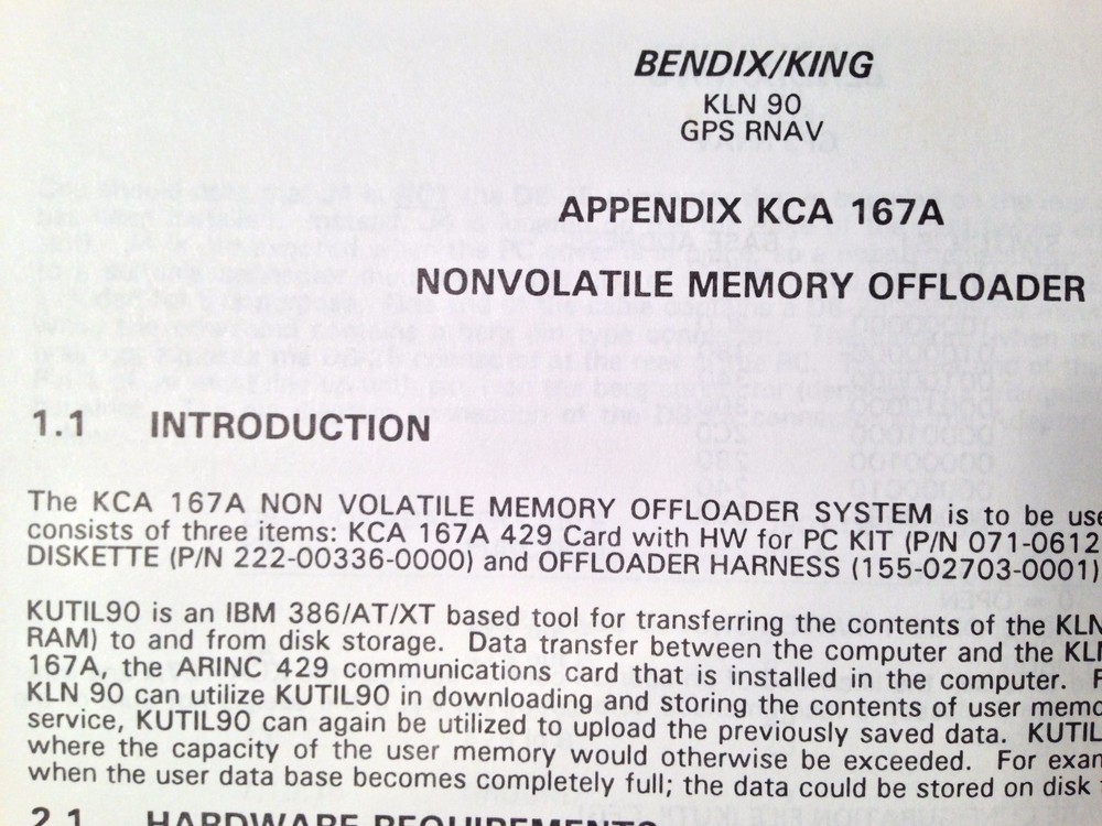 King KLN 90 Service Manual